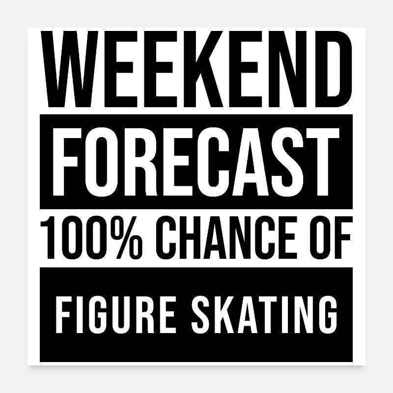 Figure Skating Poster 24" x 24" (60x60 cm)