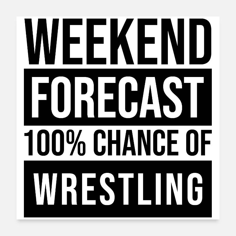 Wrestle Poster 24" x 24" (60x60 cm)