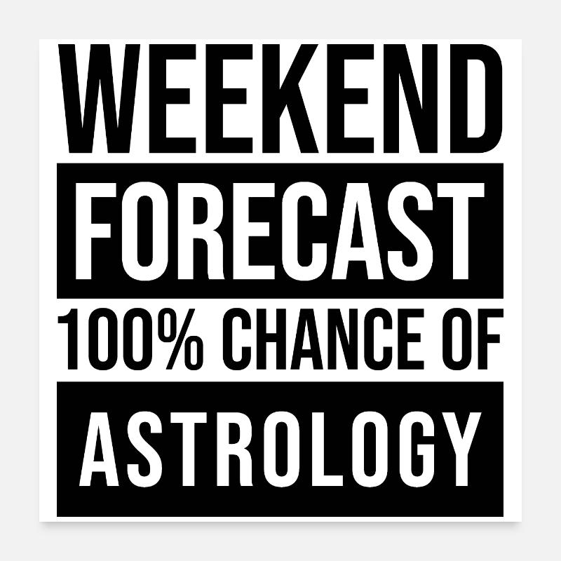 astrologie Poster 60 x 60 cm