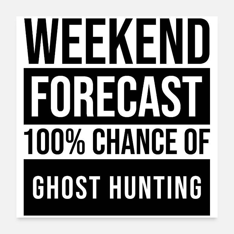 Ghost Hunter Poster 24" x 24" (60x60 cm)