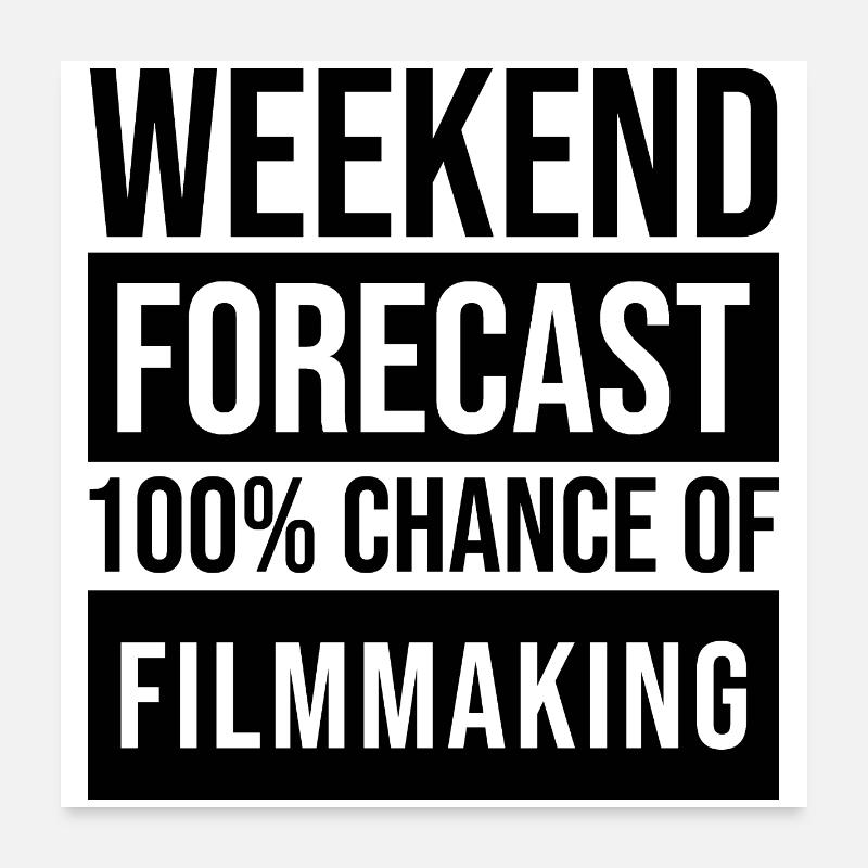 Filmmaking Poster 24" x 24" (60x60 cm)