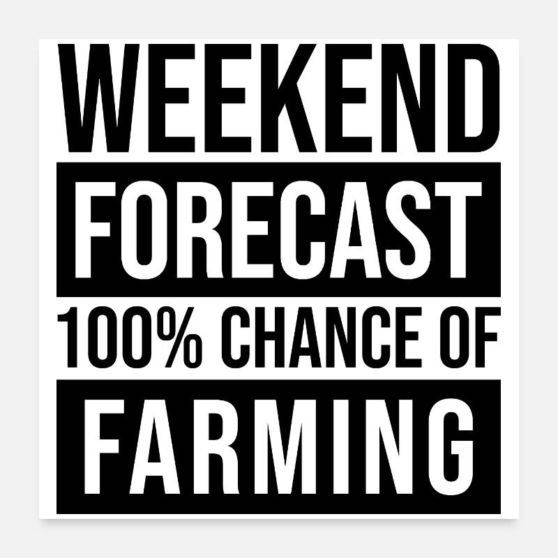 Farm Poster 24" x 24" (60x60 cm)