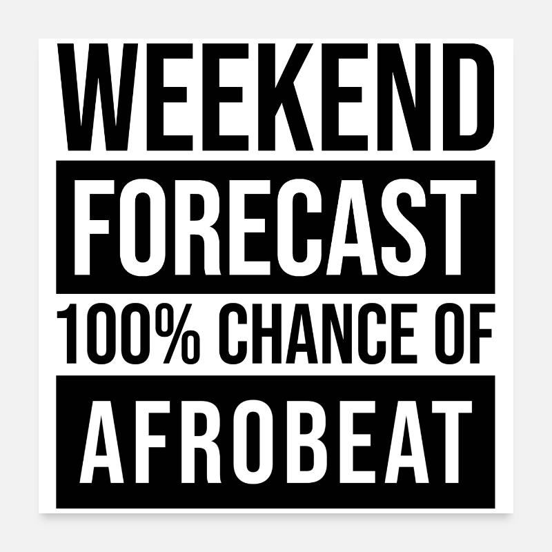 afrobeat Poster 60 x 60 cm
