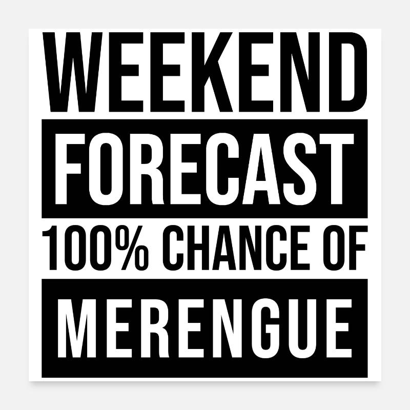 Merengue Poster 60 x 60 cm