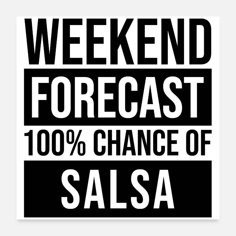 Salsa Poster 60x60 cm