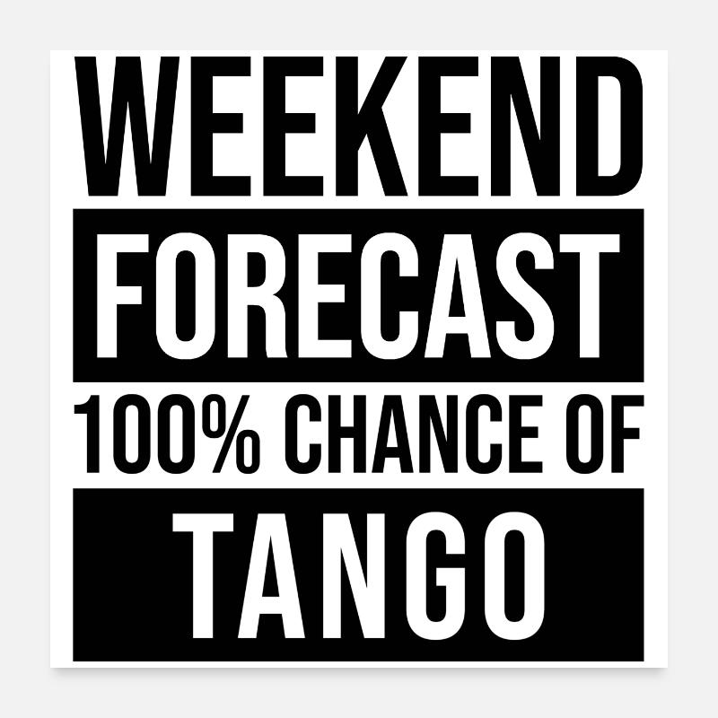 tango Poster 60 x 60 cm