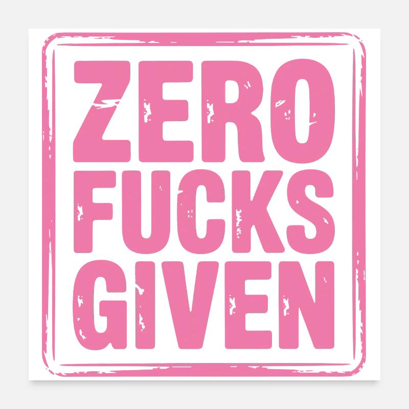 Feminist Statement Bold Design Poster 24" x 24" (60x60 cm)