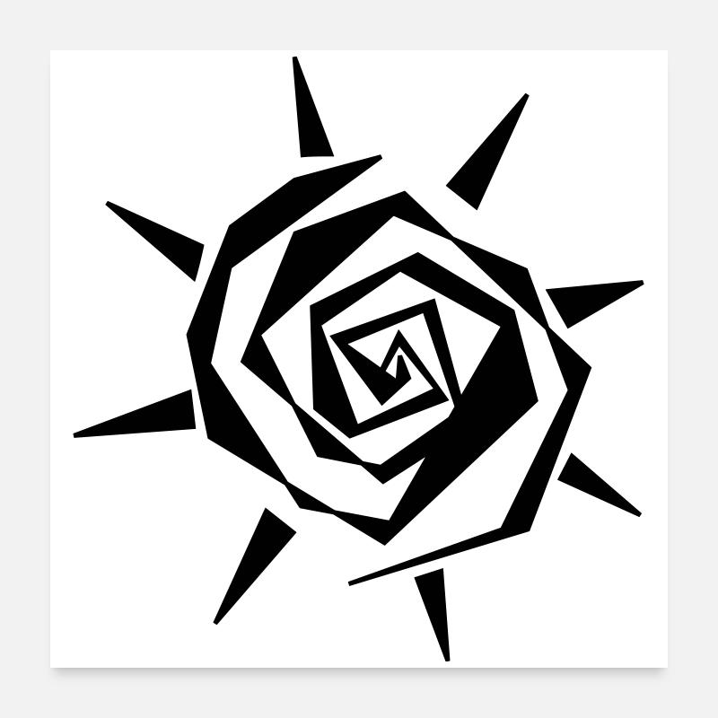 Sun Poster 24" x 24" (60x60 cm)