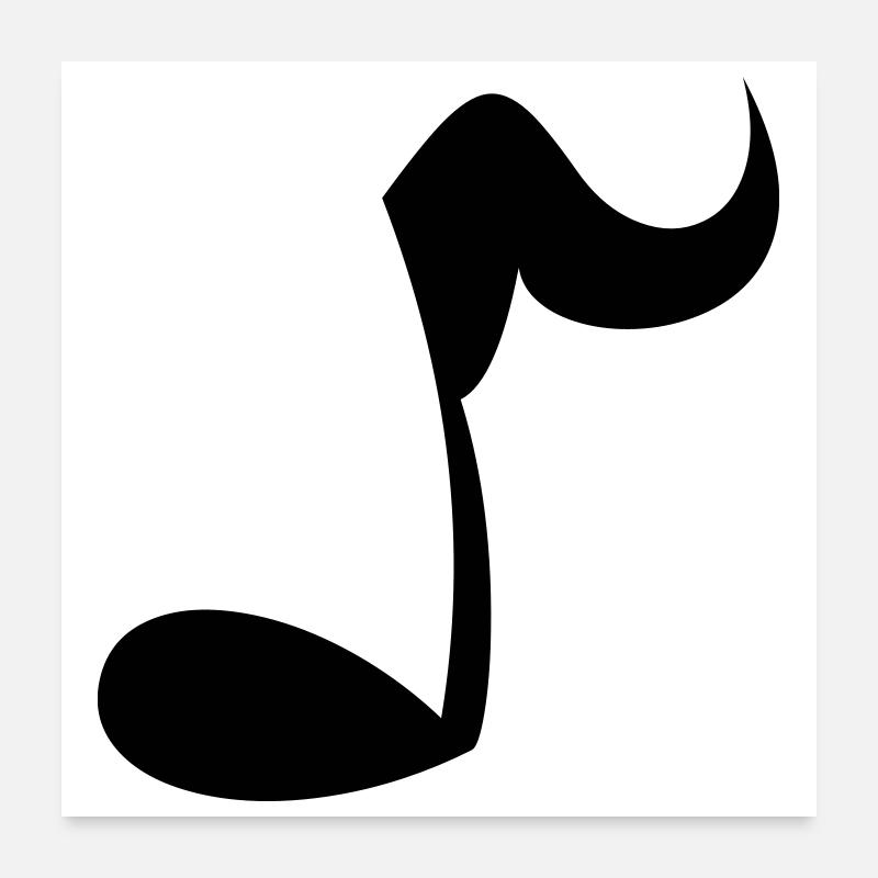 Note Poster 60 x 60 cm