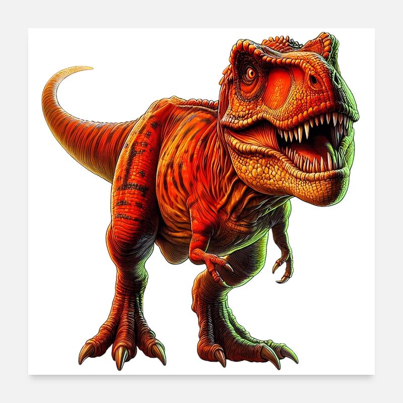Dinosaur Poster 24" x 24" (60x60 cm)
