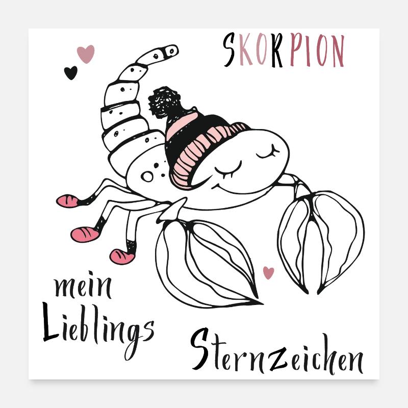 Crab with Cap Scorpio Poster 24" x 24" (60x60 cm)