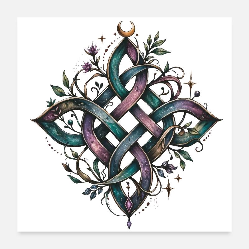 Witch's Knot Poster 24" x 24" (60x60 cm)