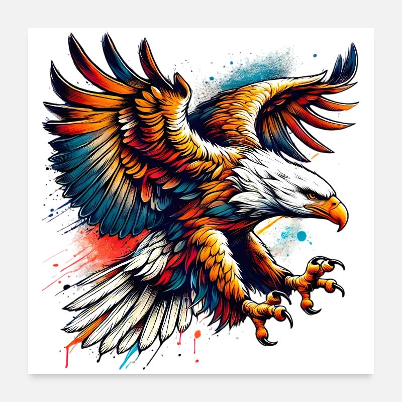 Aigle Poster 60 x 60 cm