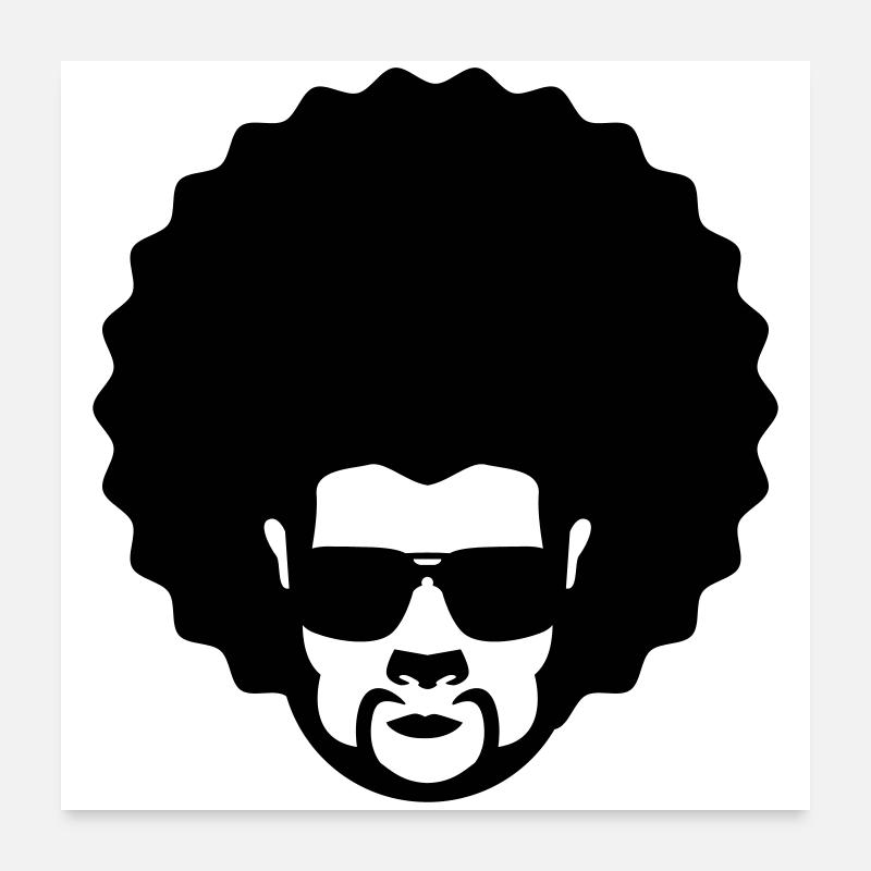 afro Poster 60x60 cm