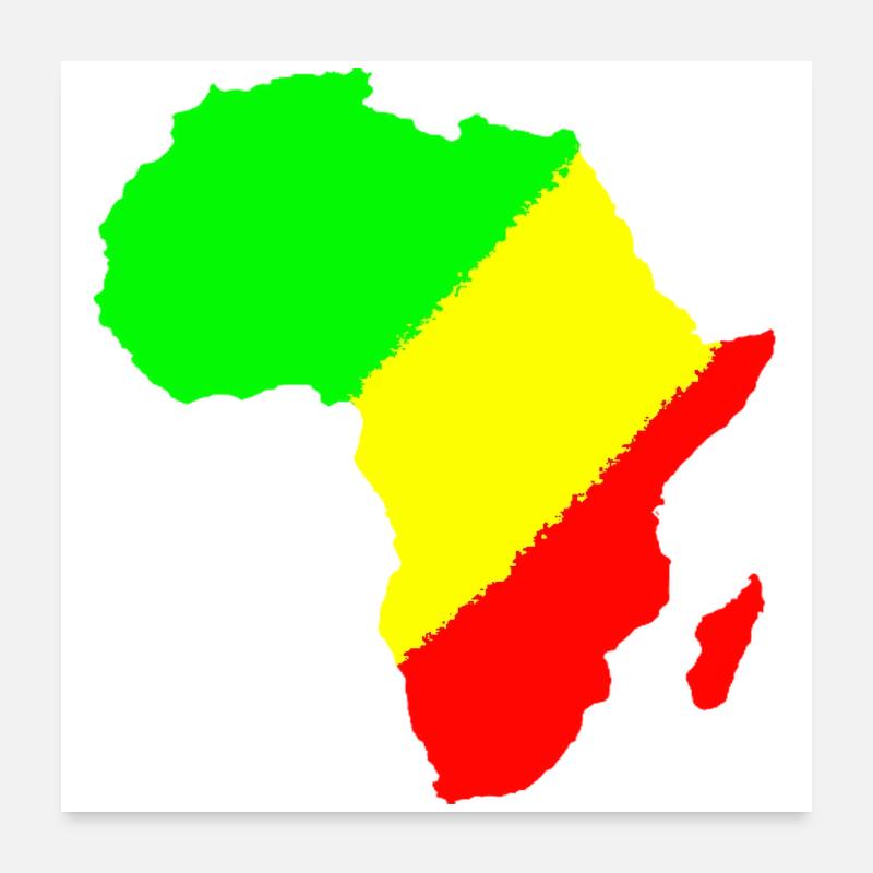 afrique Poster 60 x 60 cm