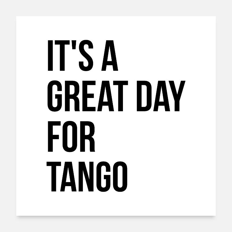 Tango Poster 24" x 24" (60x60 cm)