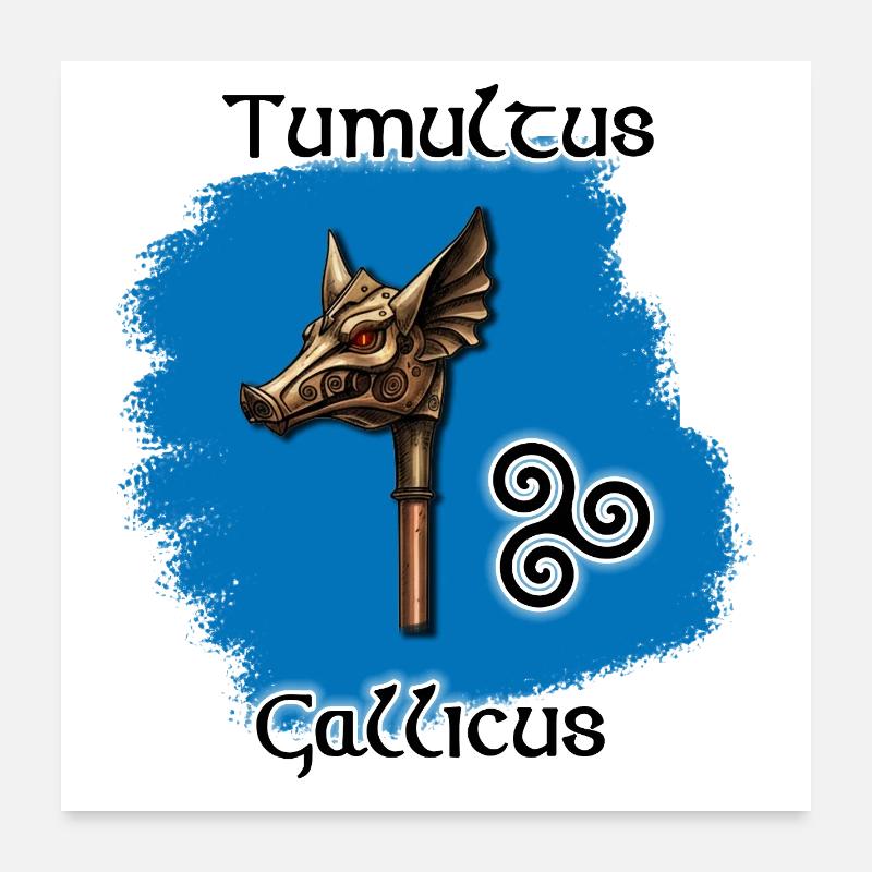 Tumultus Gallicus Poster 60 x 60 cm