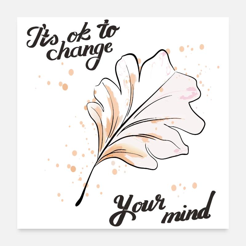 Thoughts Petal Poster 24" x 24" (60x60 cm)