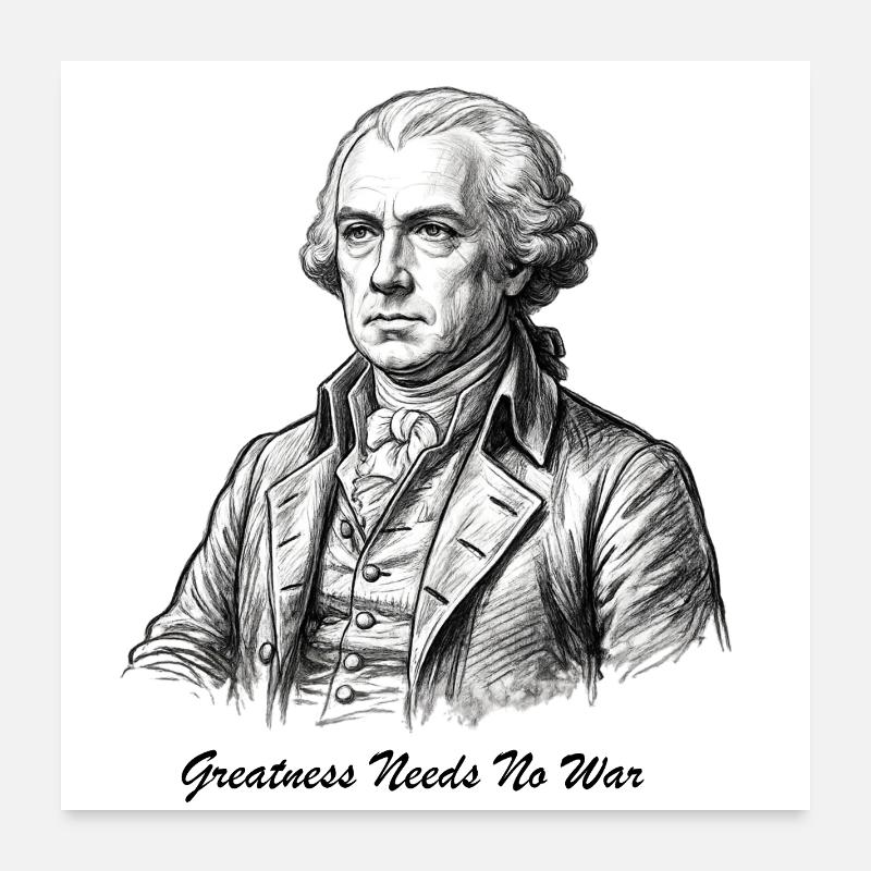 An Honorable Man's Legacy | Neo Classical Sketch Poster 24" x 24" (60x60 cm)