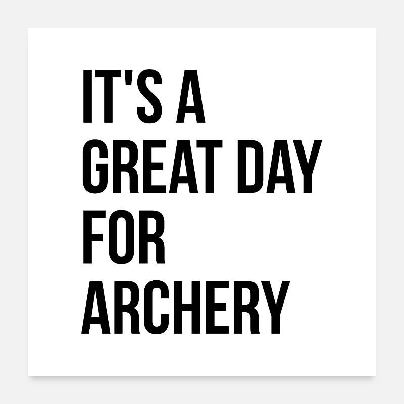 Archery Poster 24" x 24" (60x60 cm)