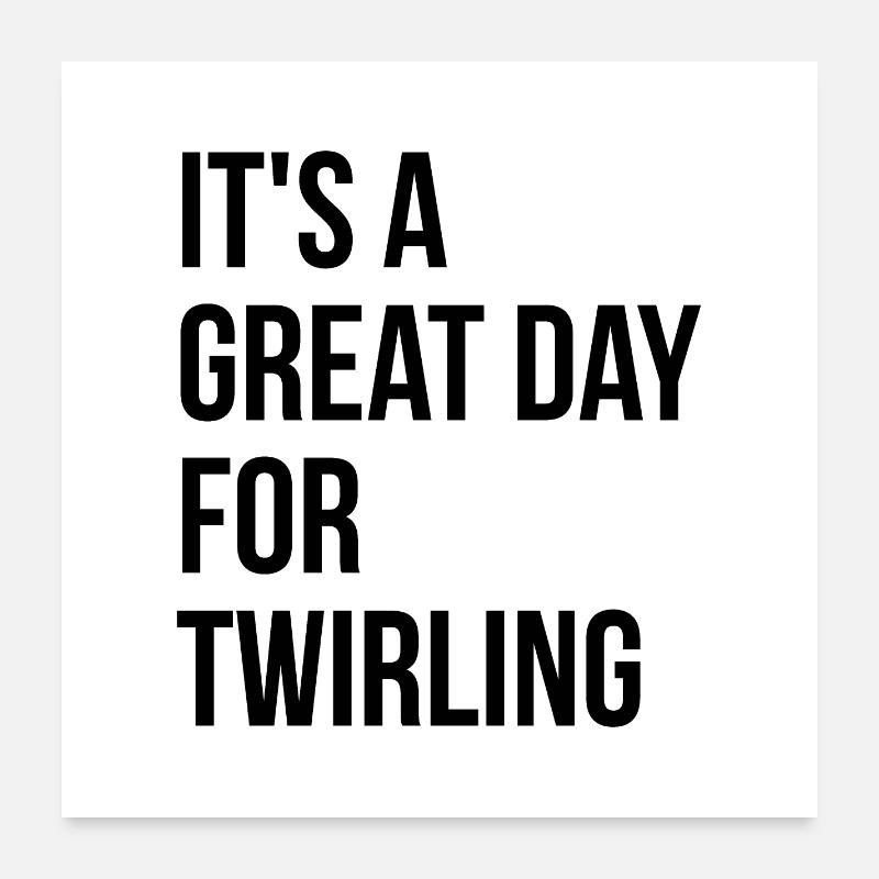 drehend Poster 60x60 cm