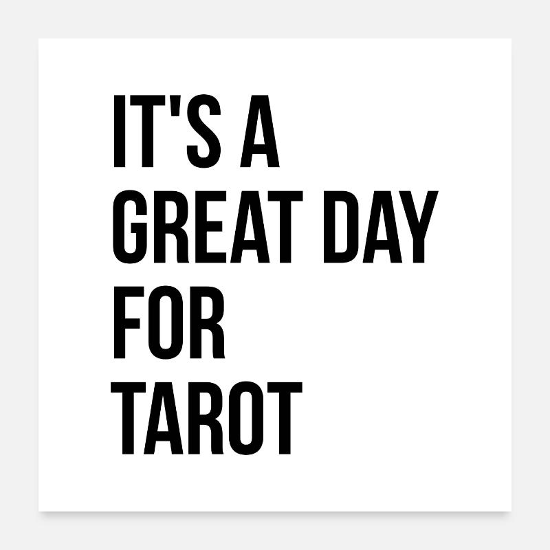 Tarock Poster 60x60 cm