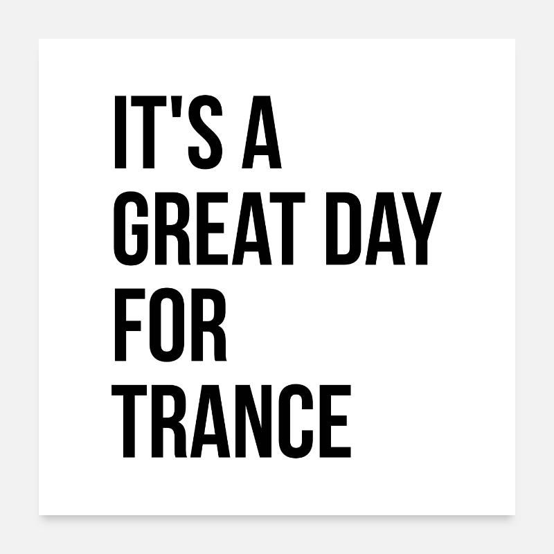 transe Poster 60 x 60 cm