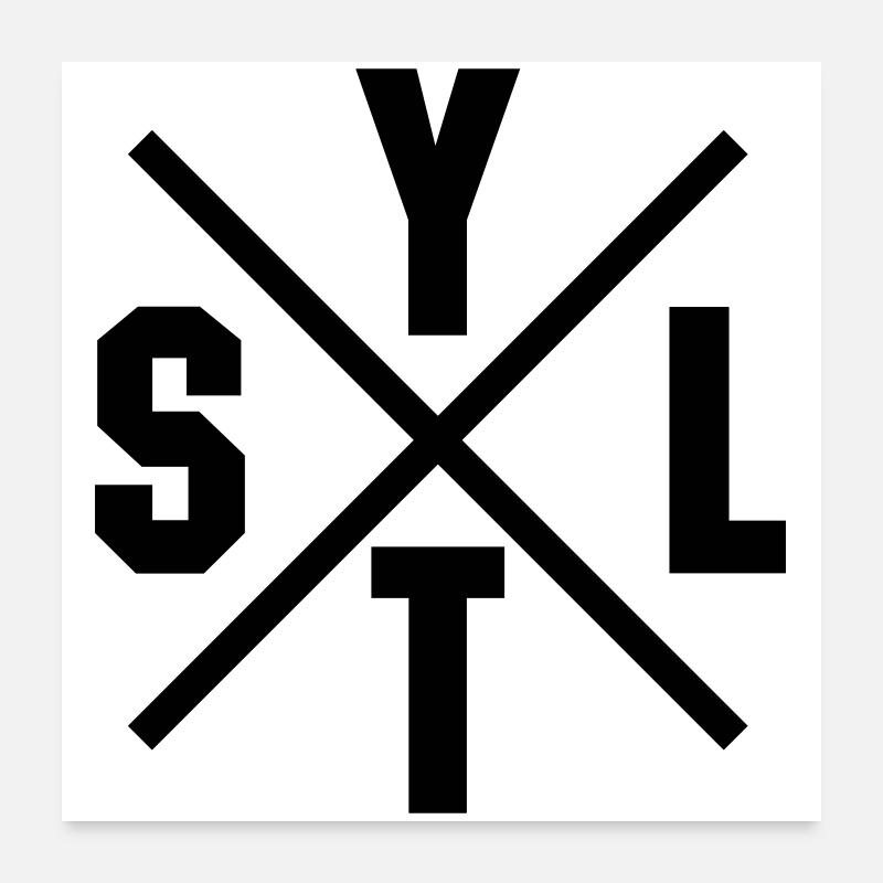 Croix de Sylt Poster 60 x 60 cm