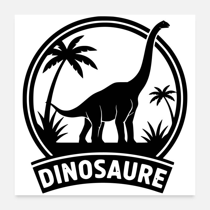 Dinosaur 4 Poster 24" x 24" (60x60 cm)
