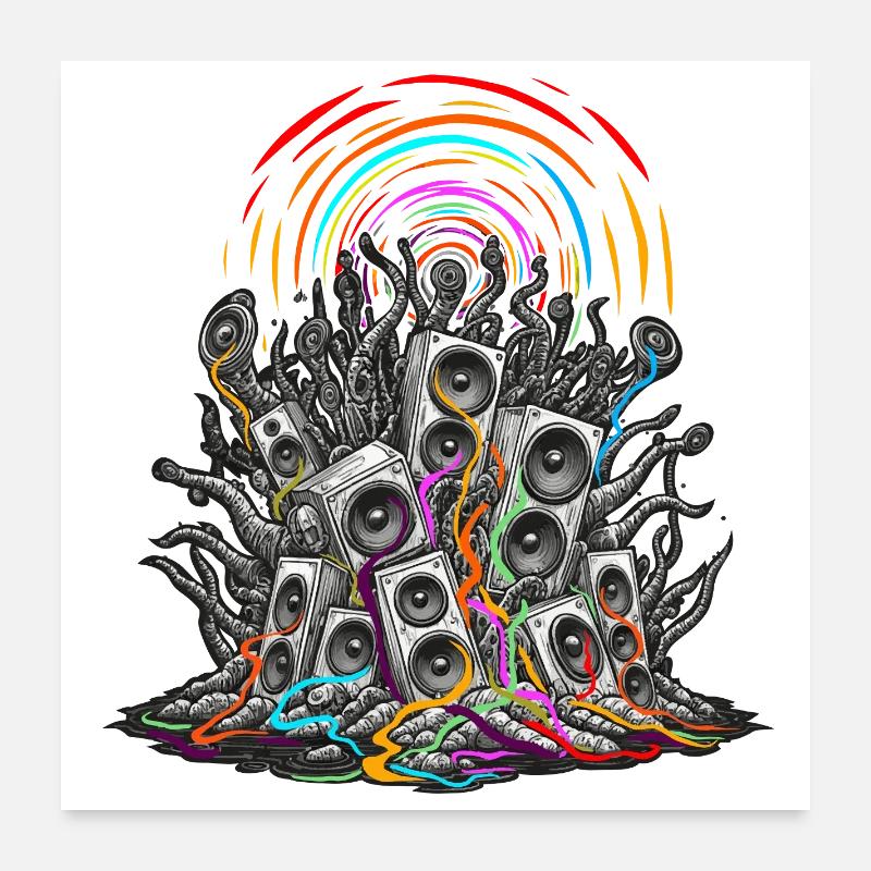 Enceinte psyche Poster 60 x 60 cm