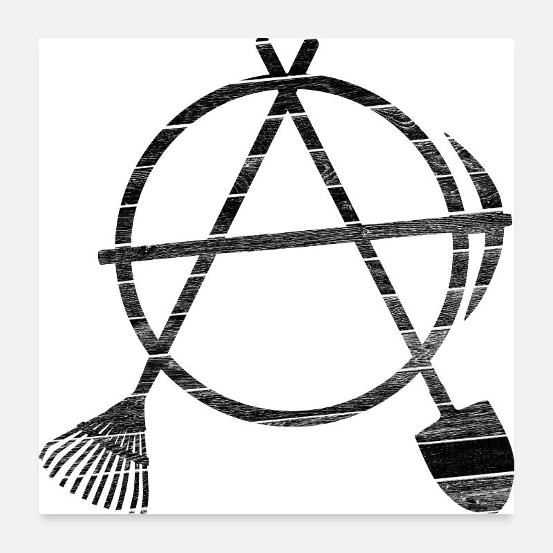 bricolage de jardin Poster 60 x 60 cm
