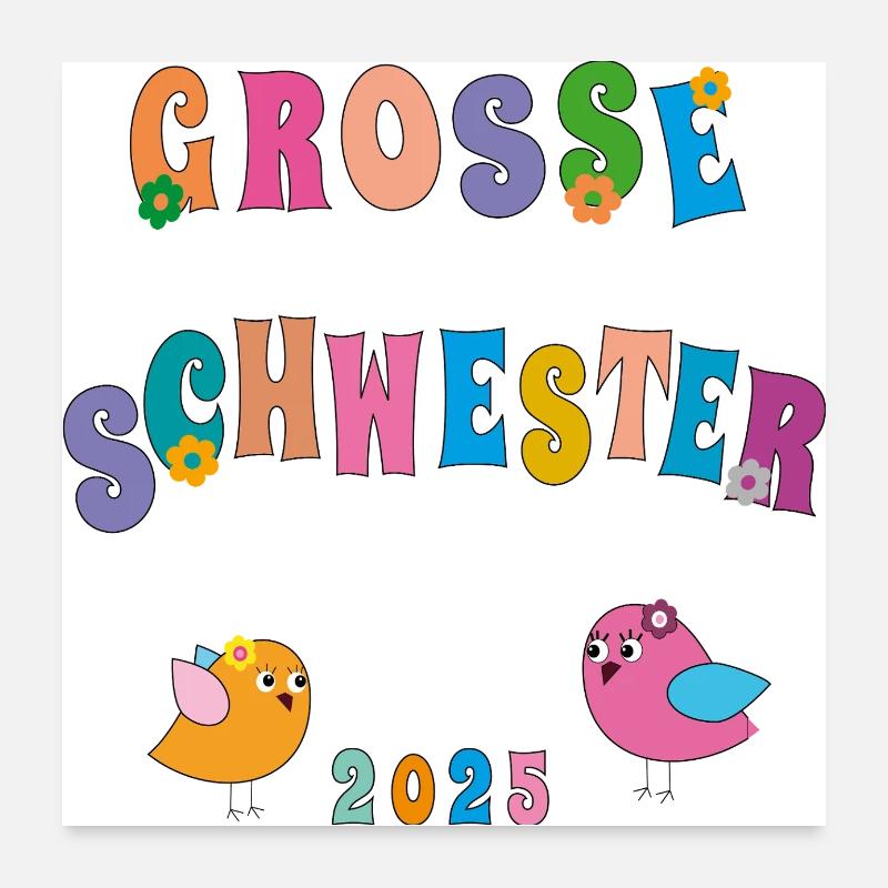older sister Poster 24" x 24" (60x60 cm)