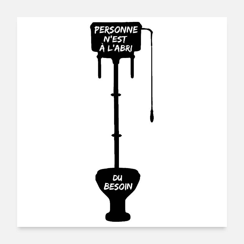 NO ONE IS PROTECTED FROM NEED - Word Games Poster 24" x 24" (60x60 cm)