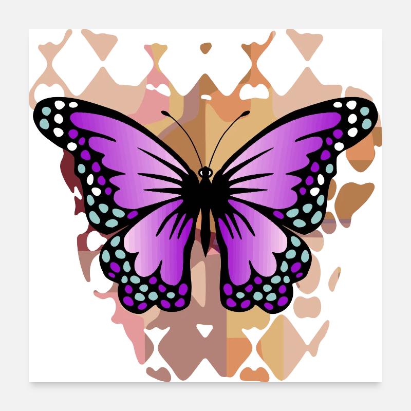 papillon Poster 60 x 60 cm