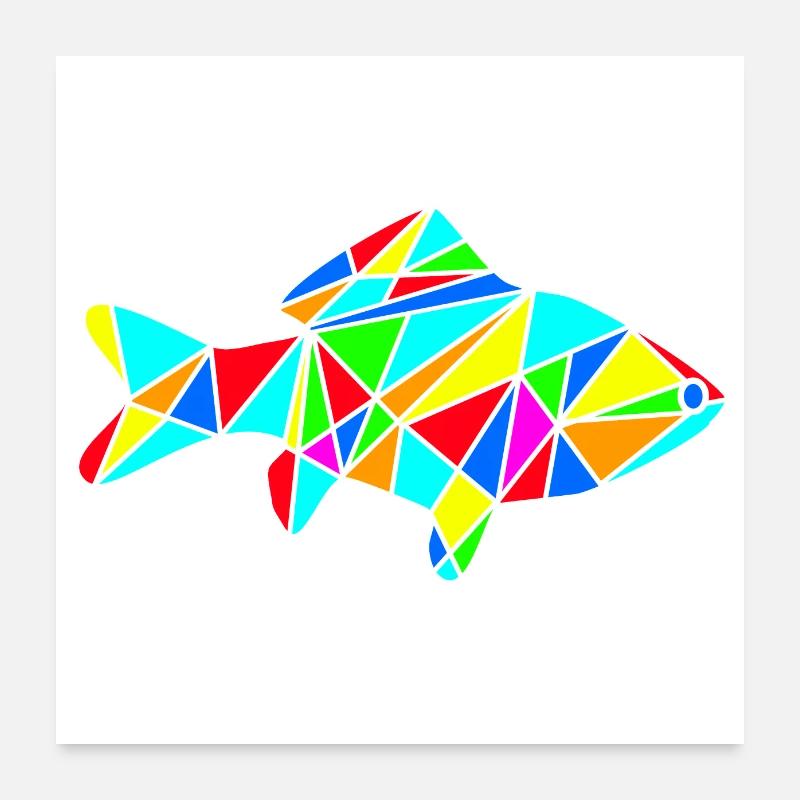 fish Poster 24" x 24" (60x60 cm)