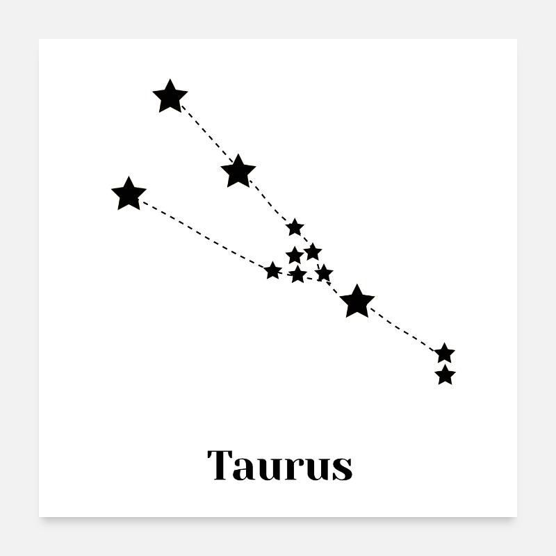 Taurus/Taureau Poster 60 x 60 cm