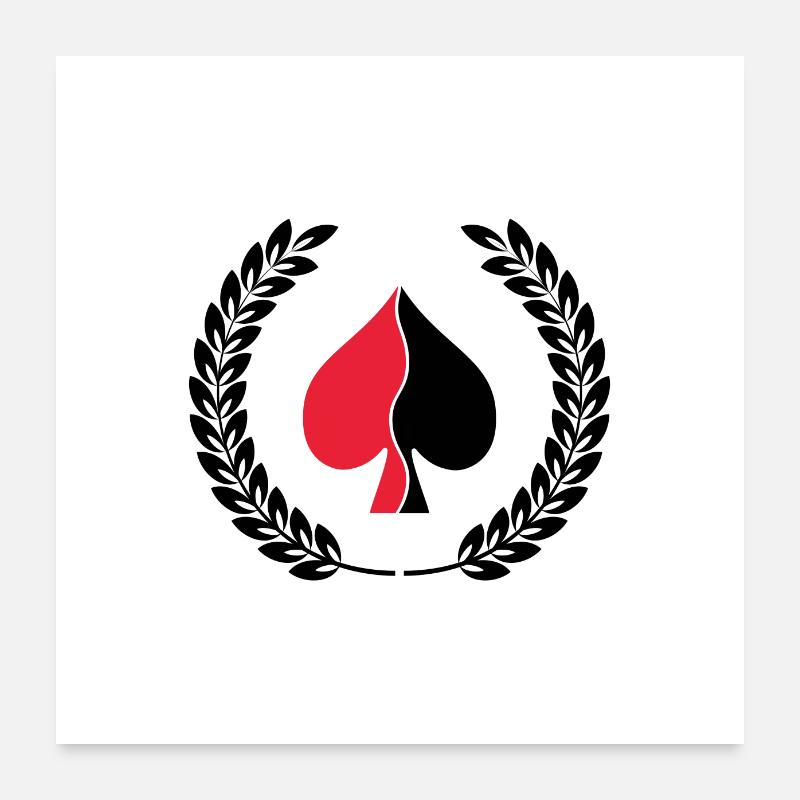 Spade hand. Poster 24" x 24" (60x60 cm)