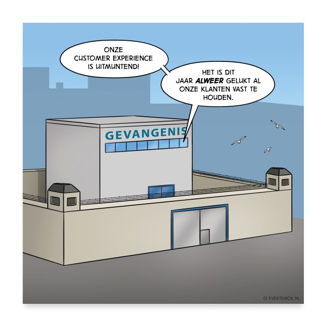 Evert Kwok cartoon 'Customer experience'
