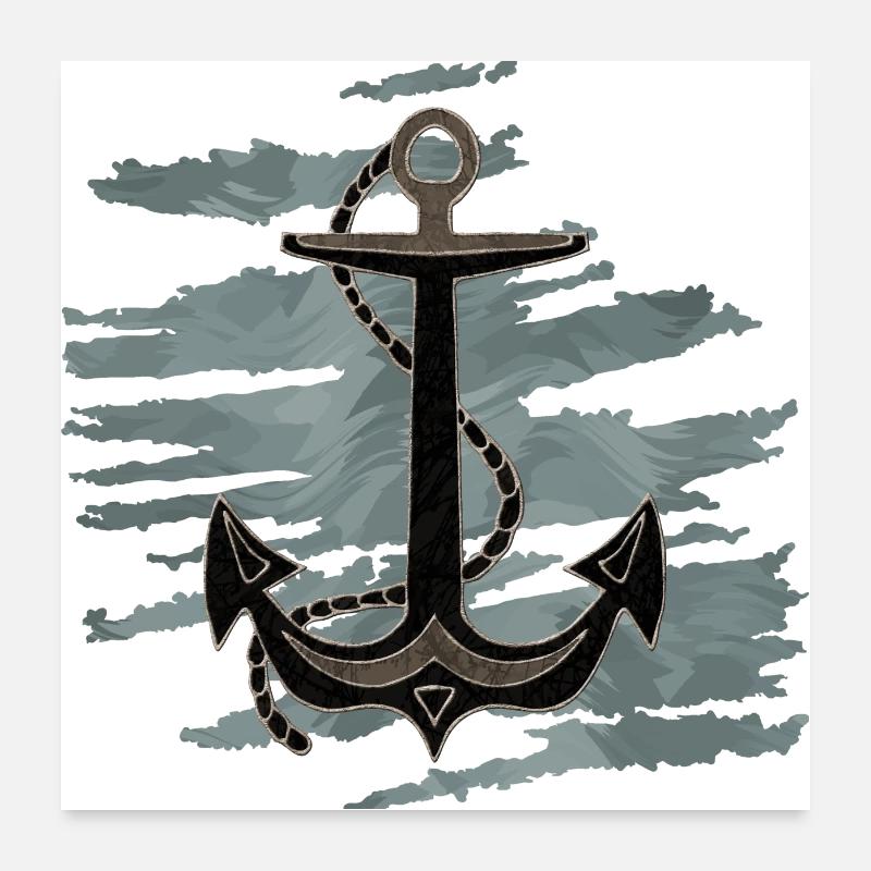 Anchor Poster 24" x 24" (60x60 cm)