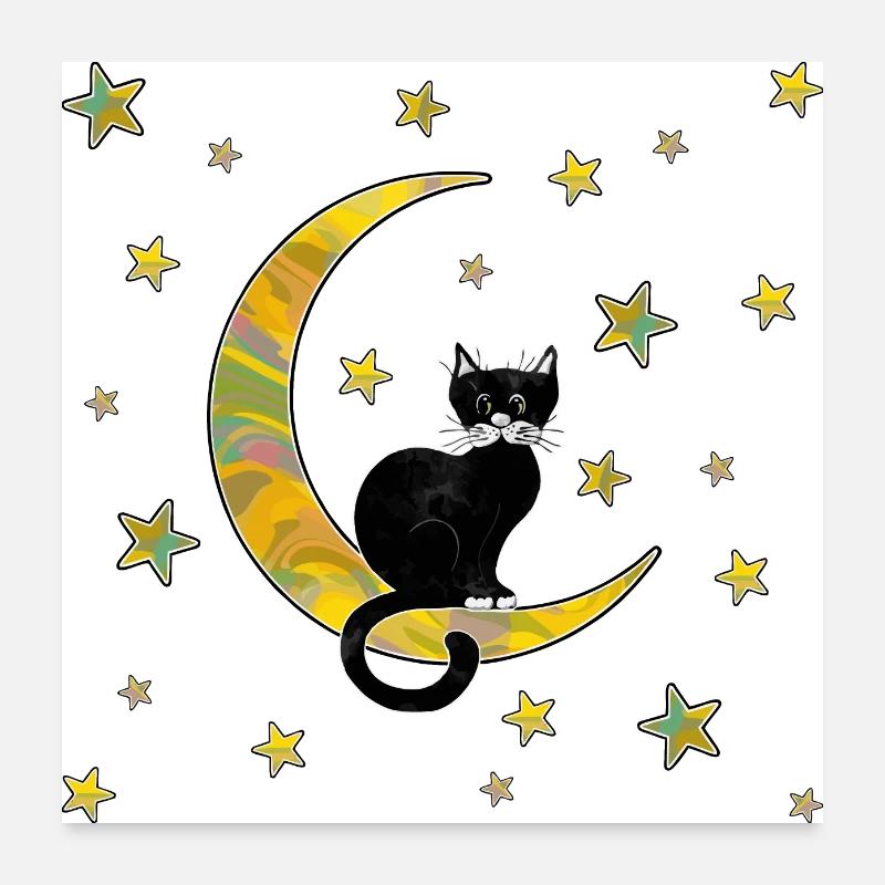 Katze Poster 60x60 cm