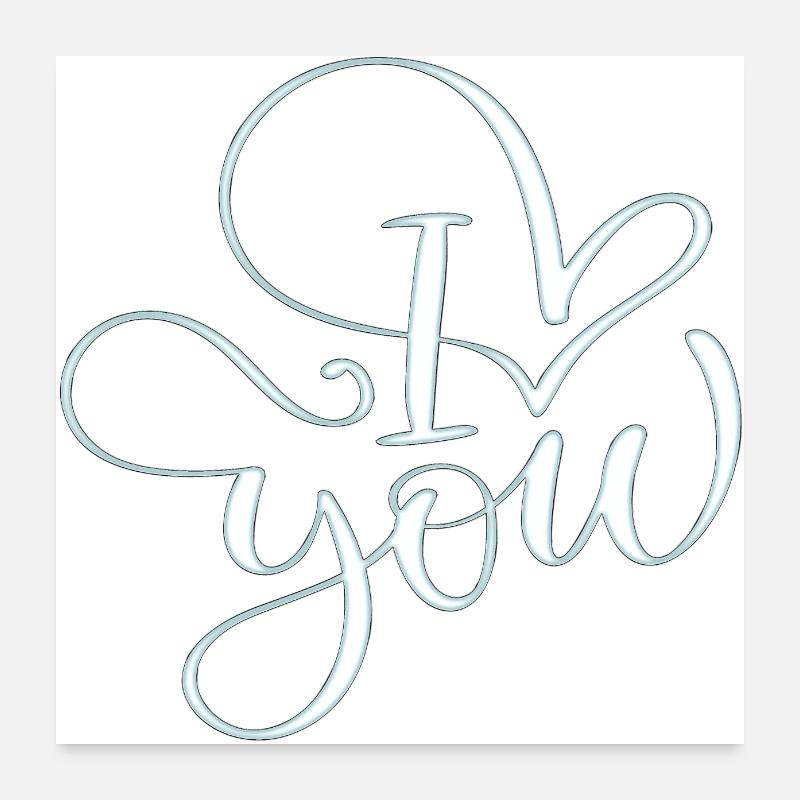 Saint-Valentin-Saint-Valentin Poster 60 x 60 cm