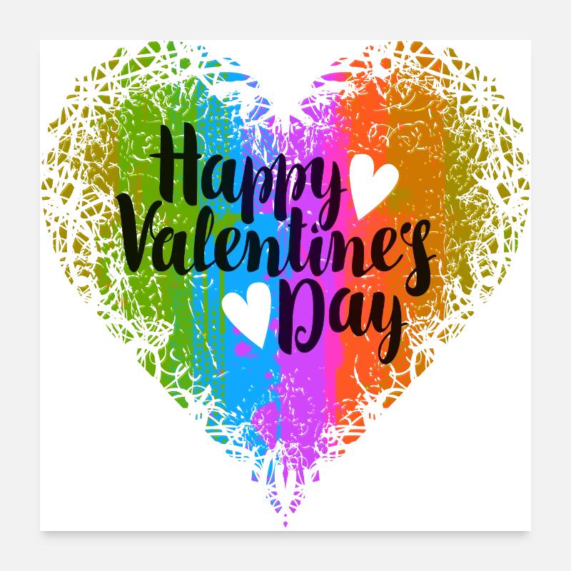 Valentine's Day Valentine's Day Poster 24" x 24" (60x60 cm)
