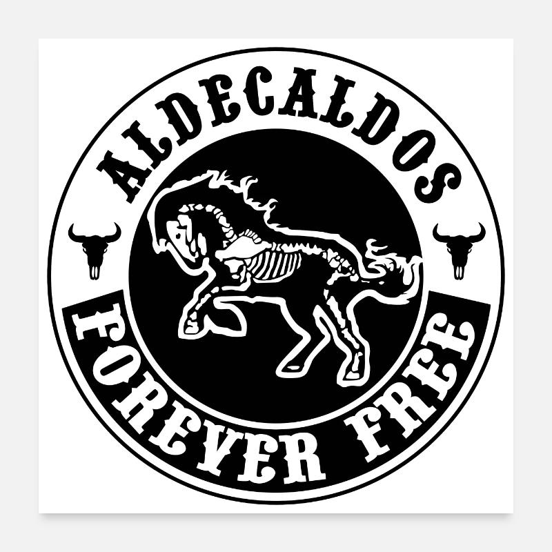 Aldecaldos crest 1 Poster 60 x 60 cm