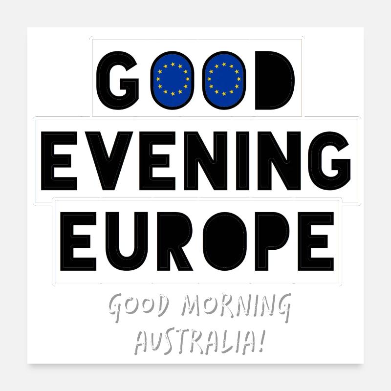 Eurovision Good Evening Europe Poster 24" x 24" (60x60 cm)