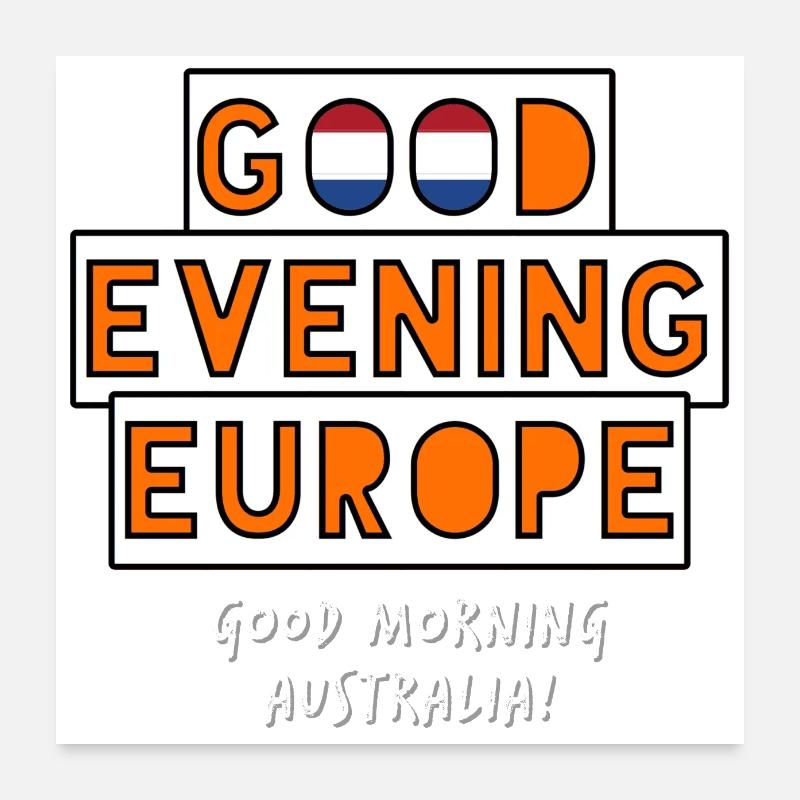 Netherlands Eurovision Poster 24" x 24" (60x60 cm)
