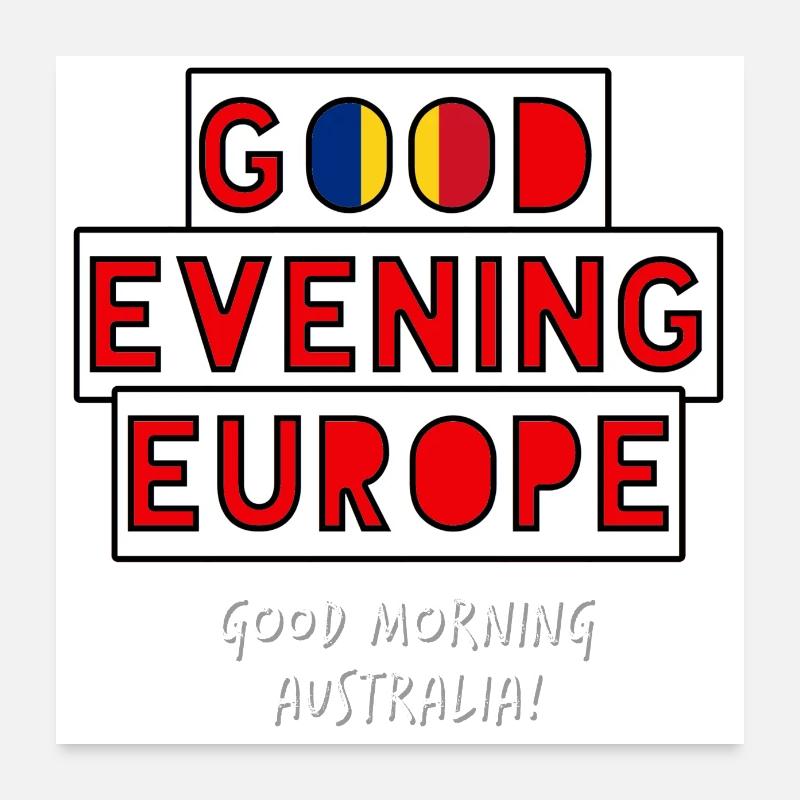 Concours Eurovision de la chanson Roumanie Poster 60 x 60 cm