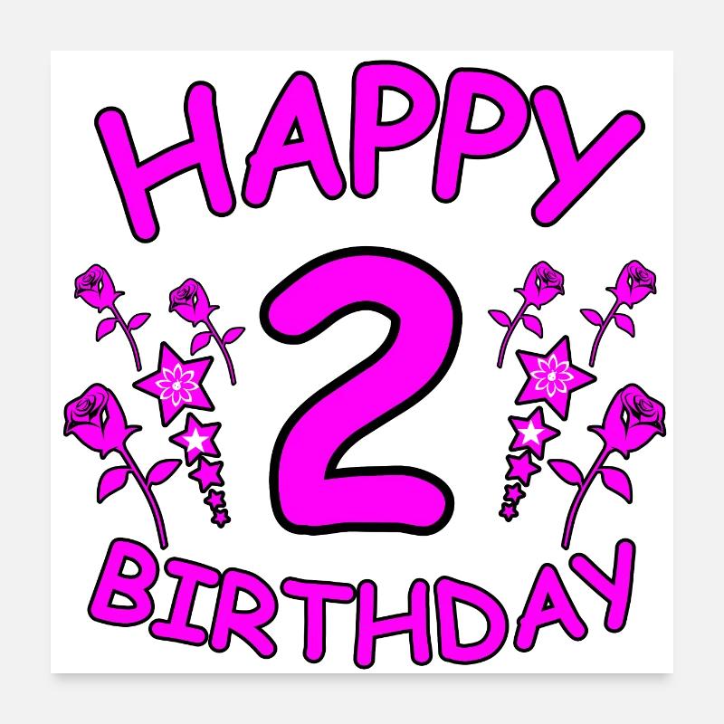 Birthday Poster 24" x 24" (60x60 cm)