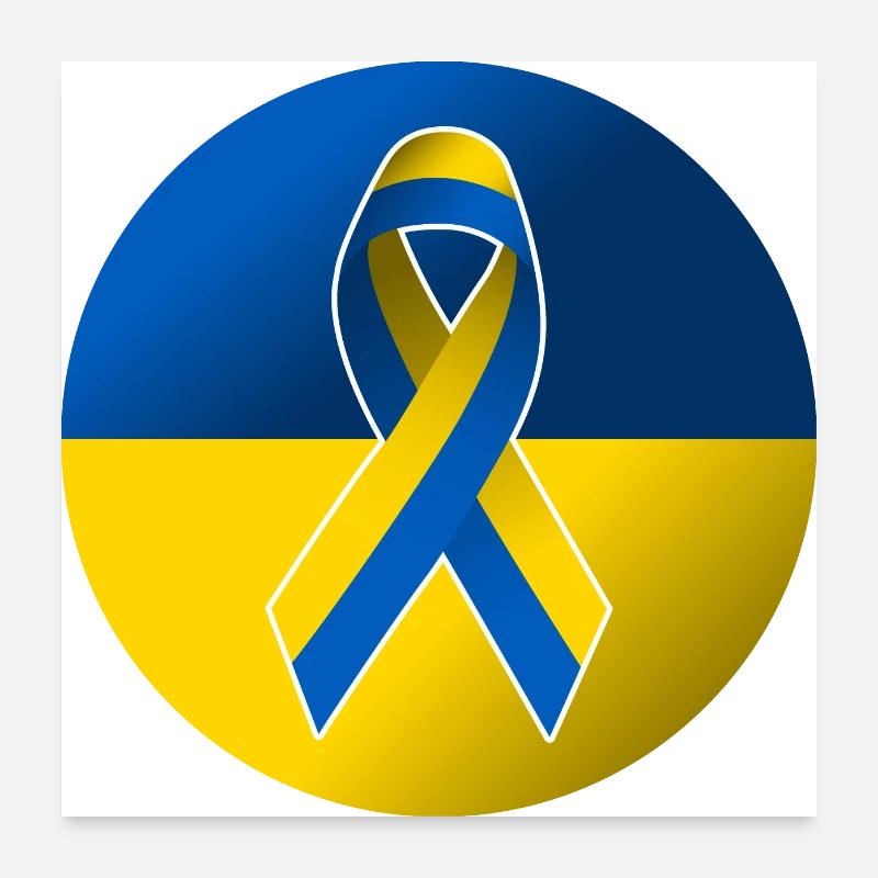 Liberté pour l’Ukraine Poster 60 x 60 cm