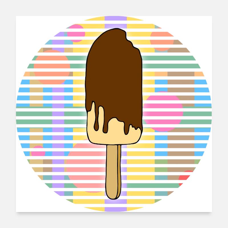 Eis Poster 60x60 cm