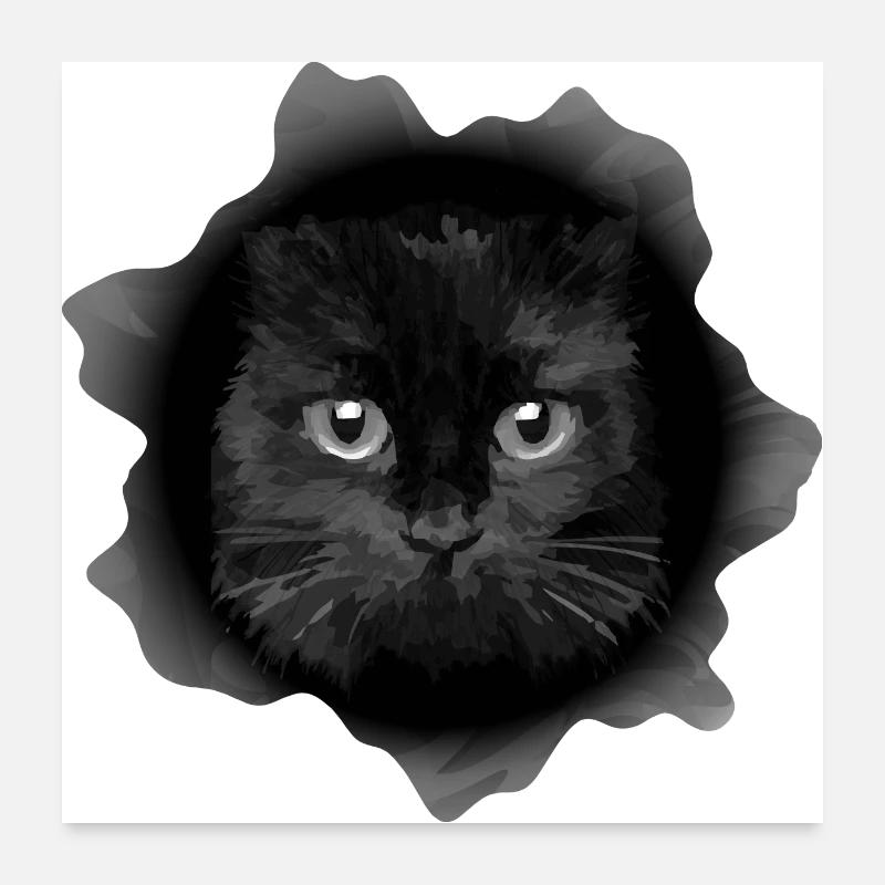 Chat Poster 60 x 60 cm